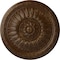 Ekena Millwork Temple Ceiling Medallion (Fits Canopies up to 9 1/4"), 24"OD x 1 5/8"P, Root Beer Crackle CM24TERBC - alternate 1